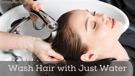 Is it OK to just wash hair with water?