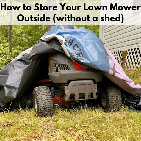 Is it OK to leave a lawn mower outside?