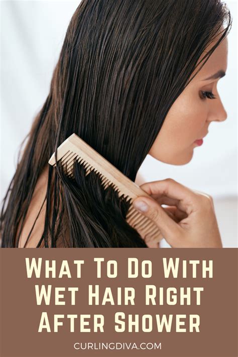 Is it OK to leave hair wet after shower?