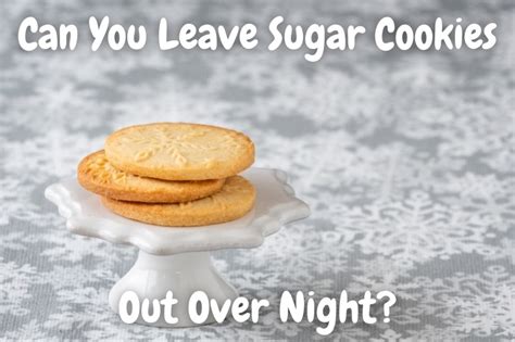 Is it OK to leave sugar cookies out overnight?