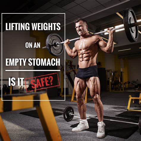 Is it OK to lift weights on an empty stomach?