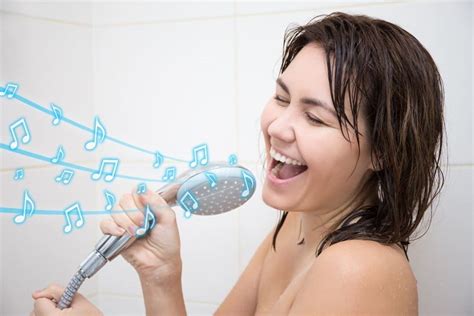 Is it OK to listen to music while showering?