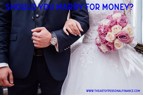 Is it OK to marry for money?