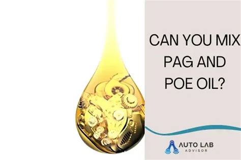 Is it OK to mix PAG oils?