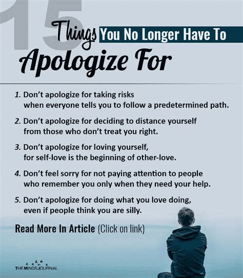 Is it OK to never apologize?