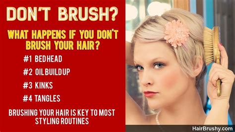 Is it OK to never brush hair?