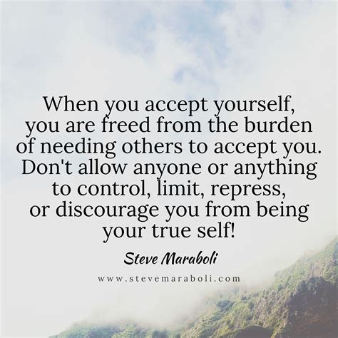 Is it OK to not accept yourself?