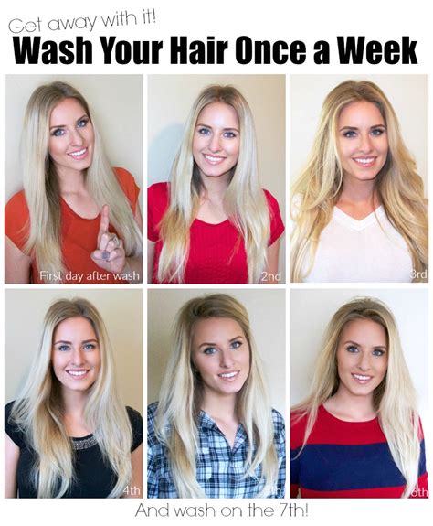 Is it OK to only wash hair once a week?