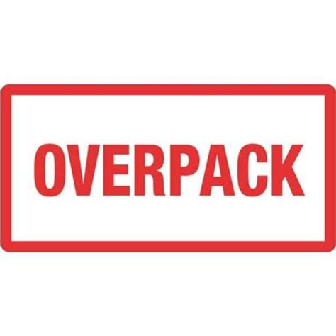 Is it OK to overpack?
