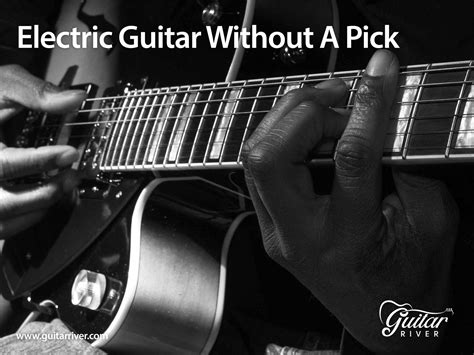 Is it OK to play electric guitar without a pick?