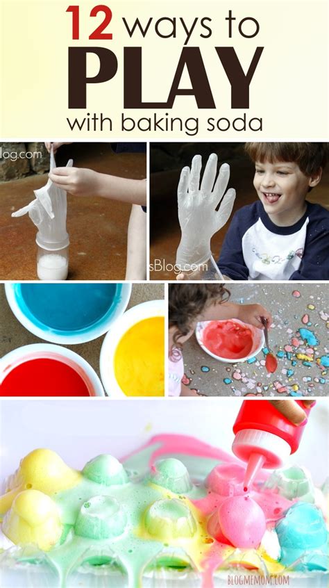 Is it OK to play with baking soda?