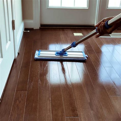 Is it OK to polish hardwood floors?
