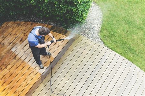 Is it OK to power wash a composite deck?