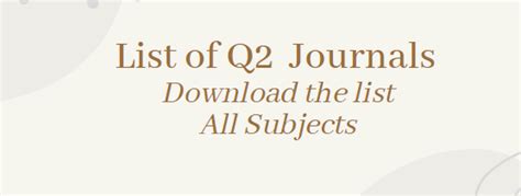 Is it OK to publish in a Q2 journal?