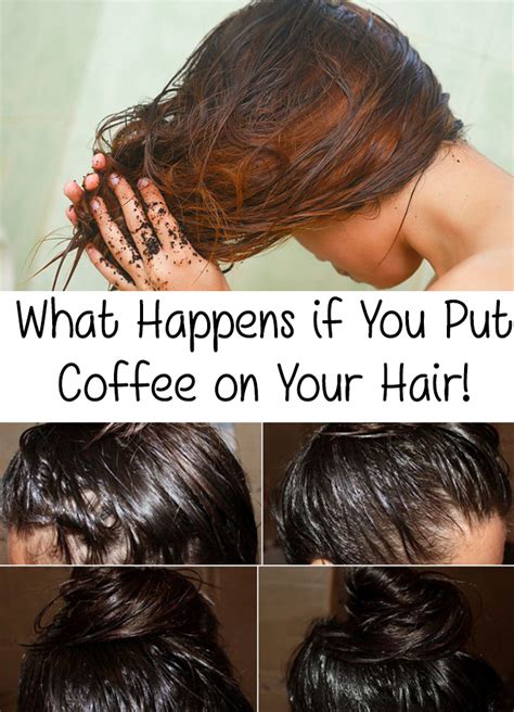 Is it OK to put coffee in my hair?
