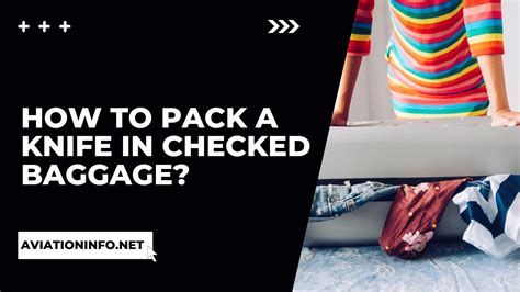 Is it OK to put knife in luggage?