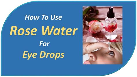 Is it OK to put rose water in eyes?