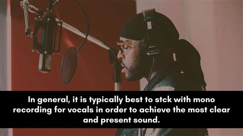 Is it OK to record vocals in stereo?