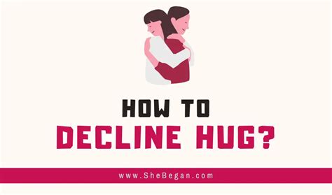 Is it OK to refuse a hug?