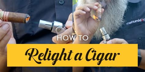 Is it OK to relight a cigar?