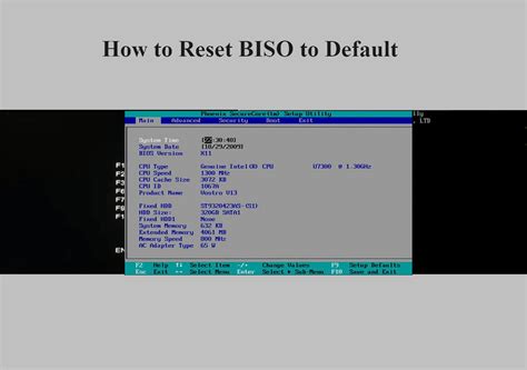 Is it OK to reset BIOS to default?