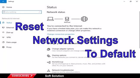 Is it OK to reset network settings?