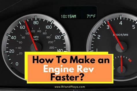 Is it OK to rev a warm engine?