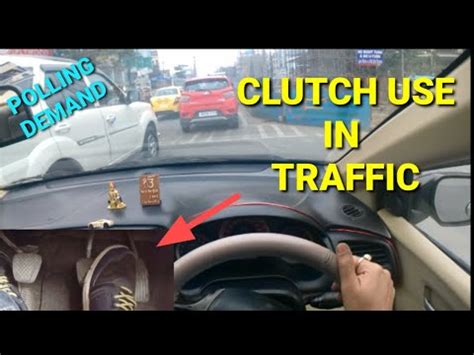 Is it OK to ride the clutch in slow traffic?