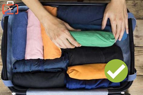 Is it OK to roll clothes for packing?