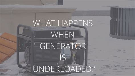 Is it OK to run generator without load?