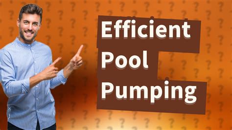 Is it OK to run pool pump all day?