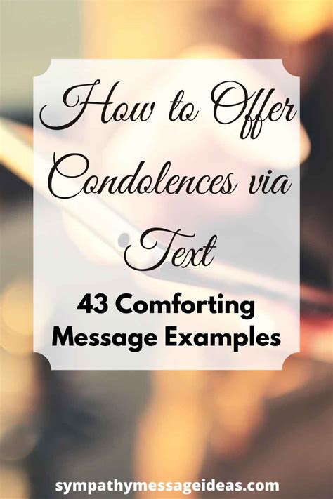 Is it OK to send condolences via text?
