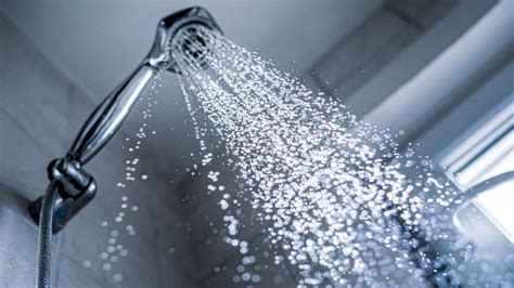 Is it OK to shower with just water?