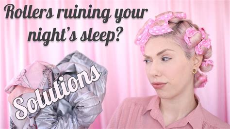 Is it OK to sleep in Velcro rollers?