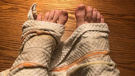 Is it OK to sleep with your foot wrapped?
