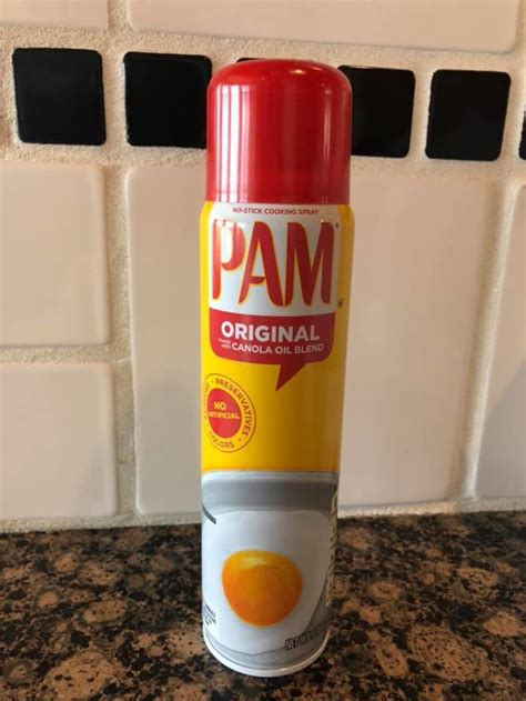 Is it OK to spray Pam on food?
