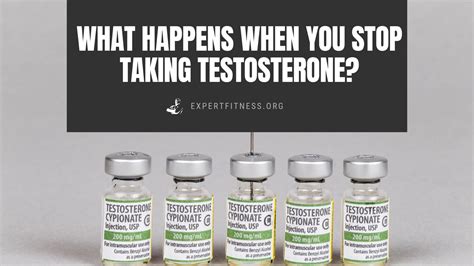 Is it OK to stop taking testosterone?