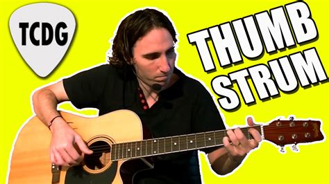 Is it OK to strum with your thumb?