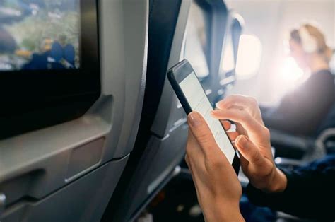 Is it OK to text on a plane?