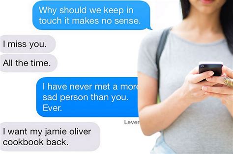 Is it OK to text your ex back?