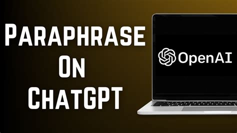 Is it OK to use ChatGPT to paraphrase?