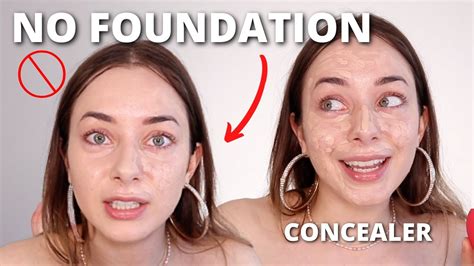 Is it OK to use concealer instead of foundation?