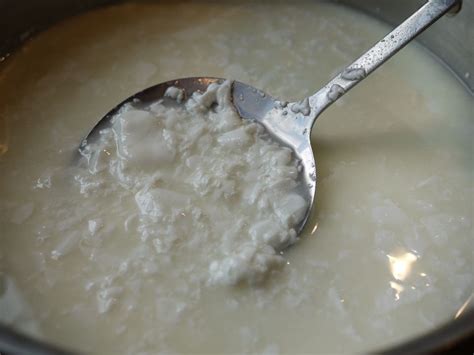 Is it OK to use curdled milk?