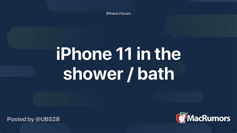 Is it OK to use iPhone 11 in shower?