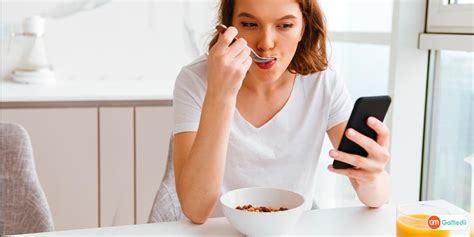 Is it OK to use phone while eating?