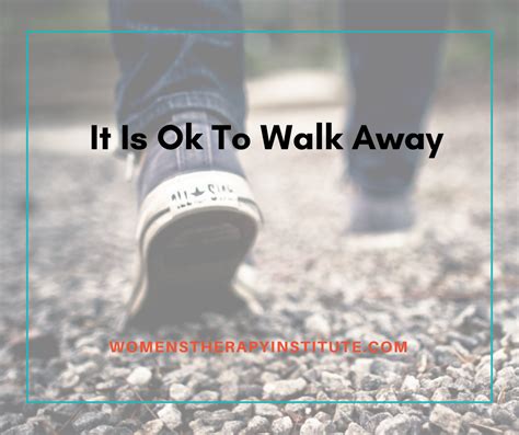 Is it OK to walk away from your parents?