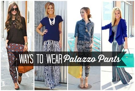 Is it OK to wear palazzo pants?
