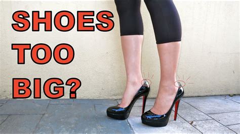 Is it OK to wear slightly too big shoes?