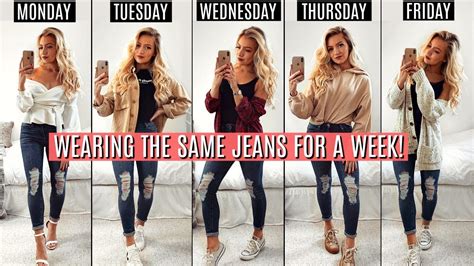 Is it OK to wear the same jeans for a week?