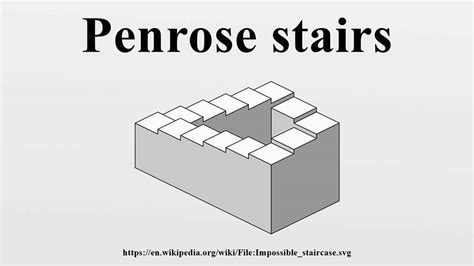 Is it Penrose stairs or Penrose steps?